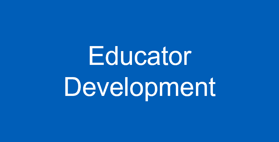 Educator Development button