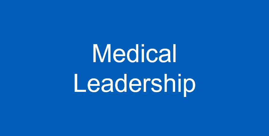 Medical Leadership button