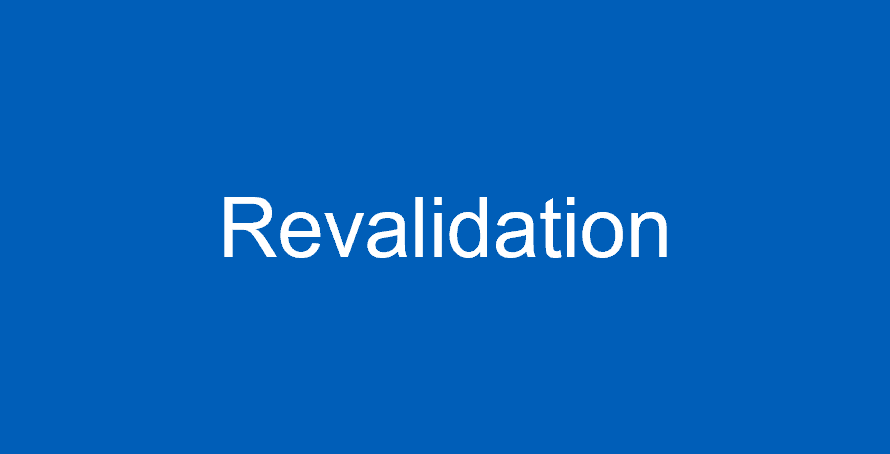 Revalidation button